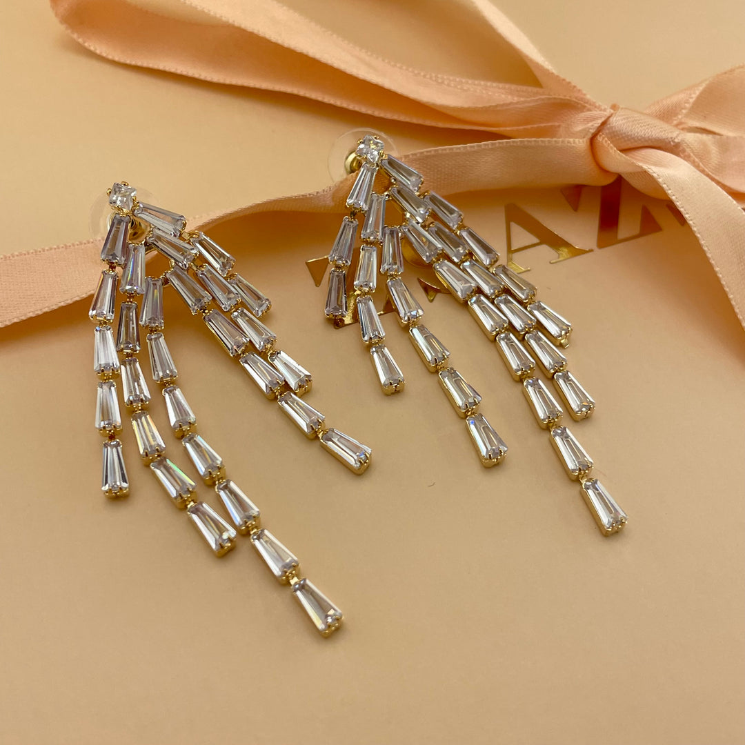 Baguette earrings