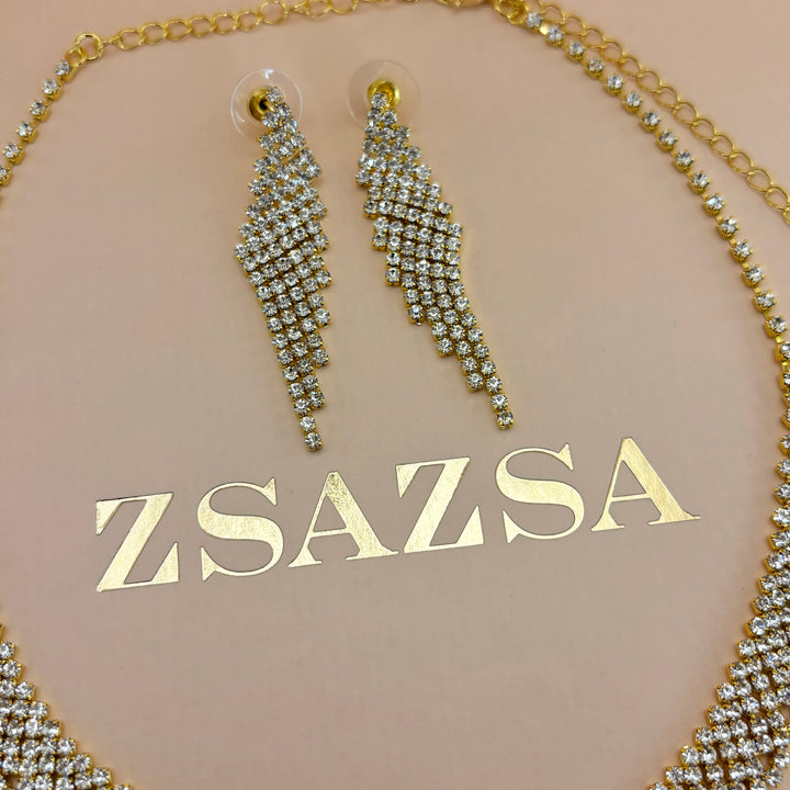 Elegant rhinestone set