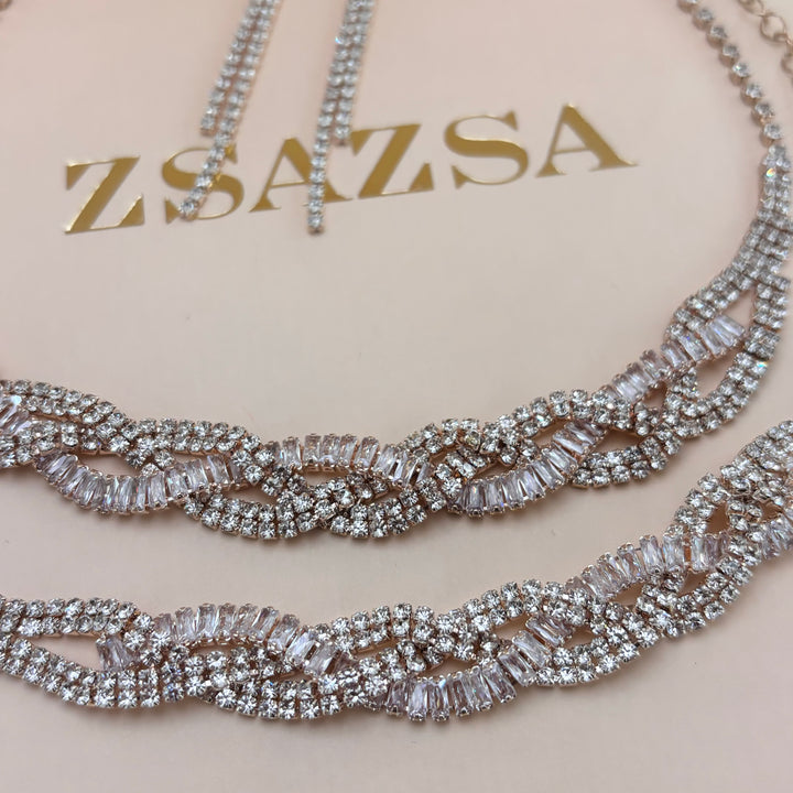 Elegant rhinestone set