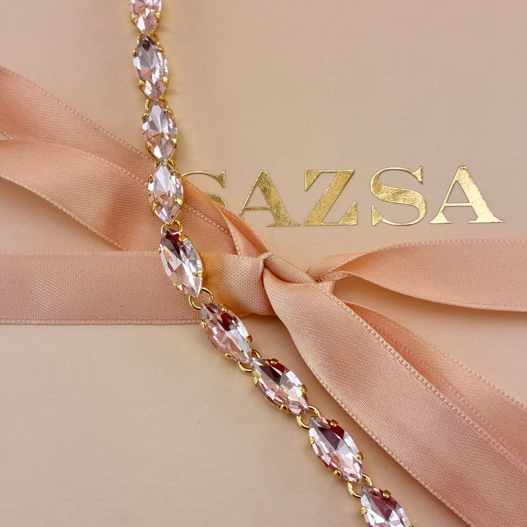 Pink gold plated set