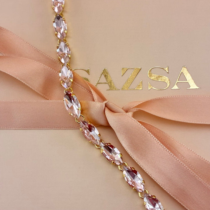 Pink gold plated set