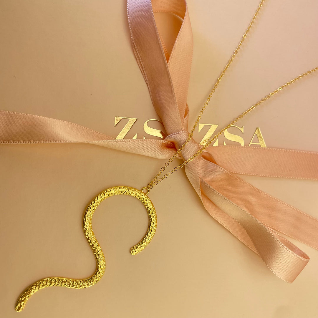 Snake gold handmade  set