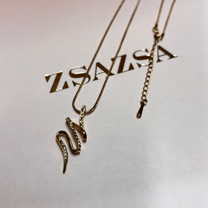 Bronze rhinestone gold plated pendant