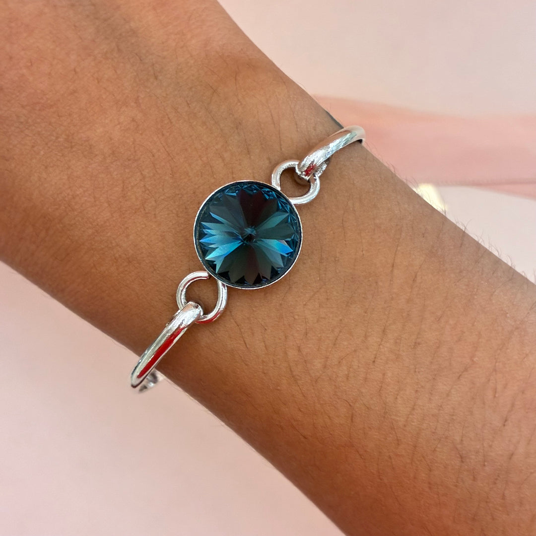 Navy blue Swarovski crystals set