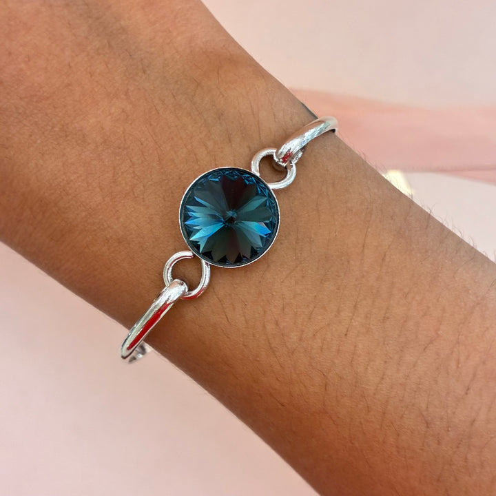 Navy blue Swarovski crystals set