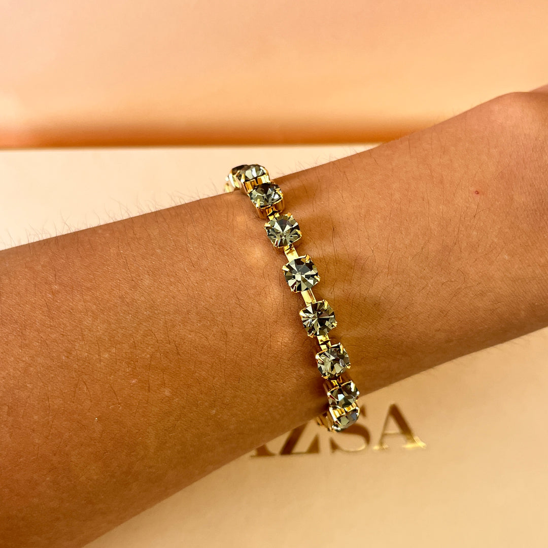 Grey Preciosa crystals set