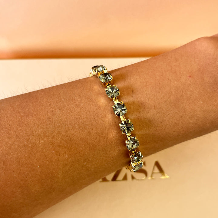 Grey Preciosa crystals set