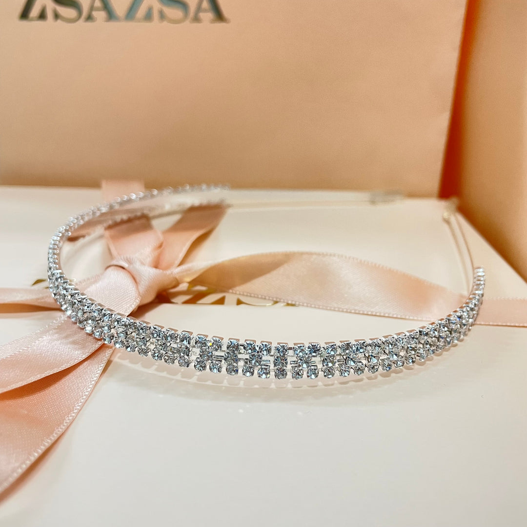 Dainty gold headband