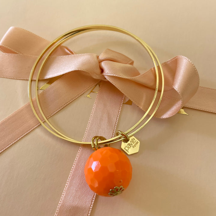 Neon ball summer bangle