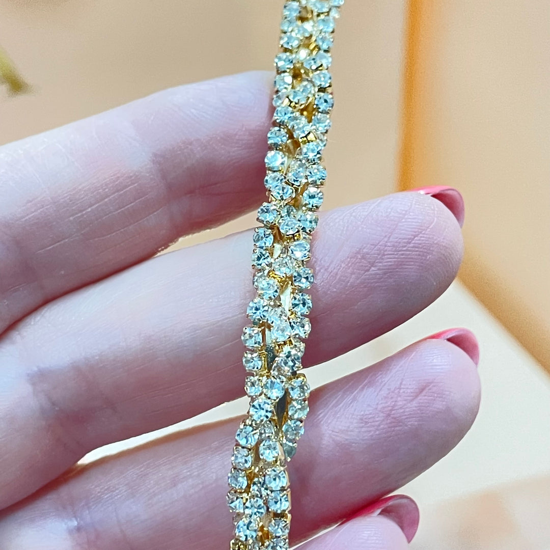 Delicate plaited headband