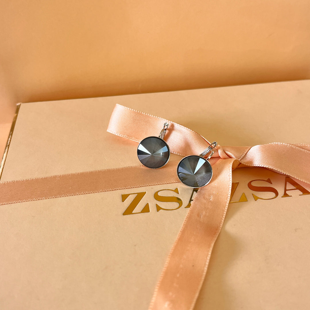 Grey Swarovski crystals set