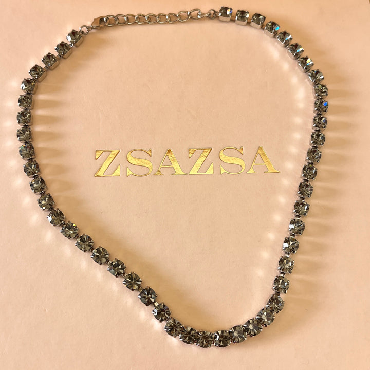 Grey Preciosa crystals set