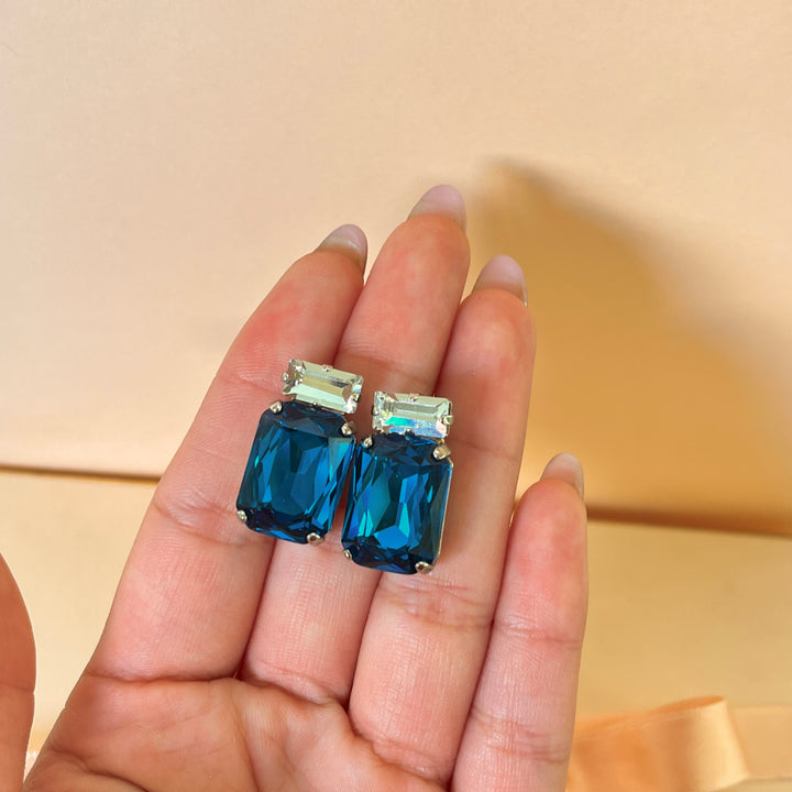 Verdemar Swarovski crystals studs