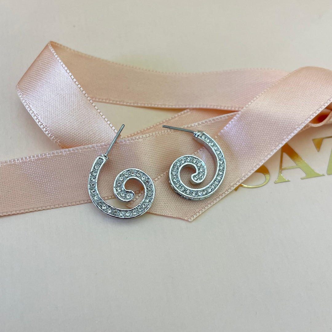 Beautiful silver earrings