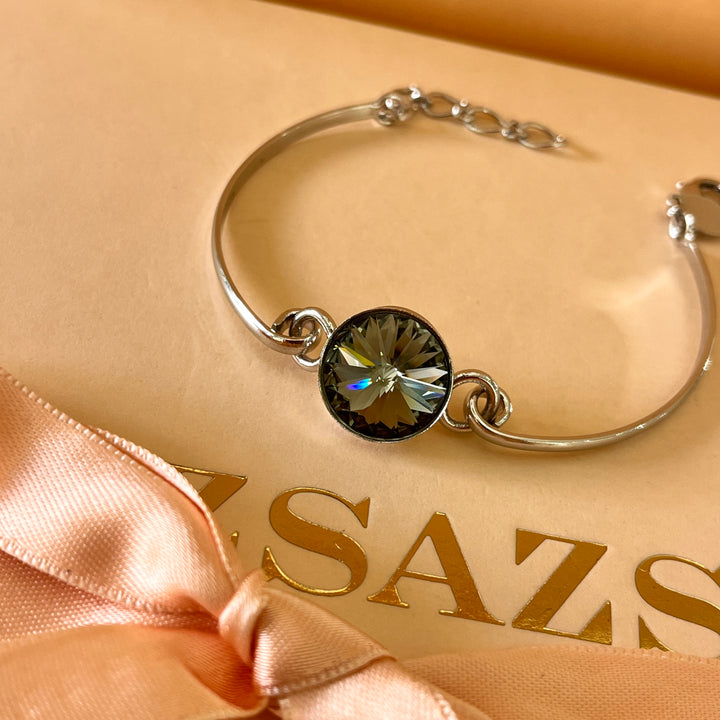 Grey Swarovski crystals set