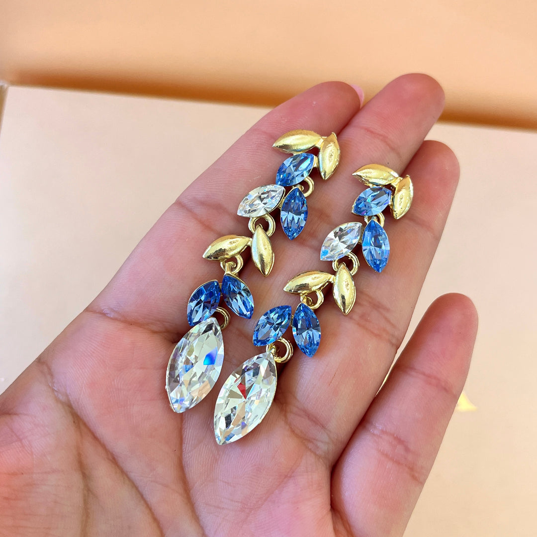 Light blue Swarovski crystal set