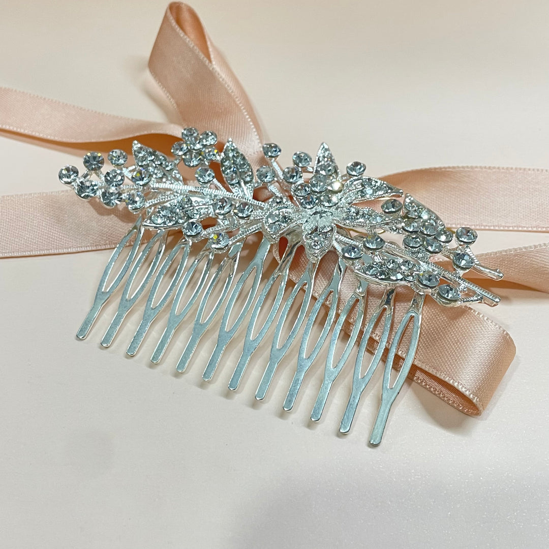Romantic comb silver