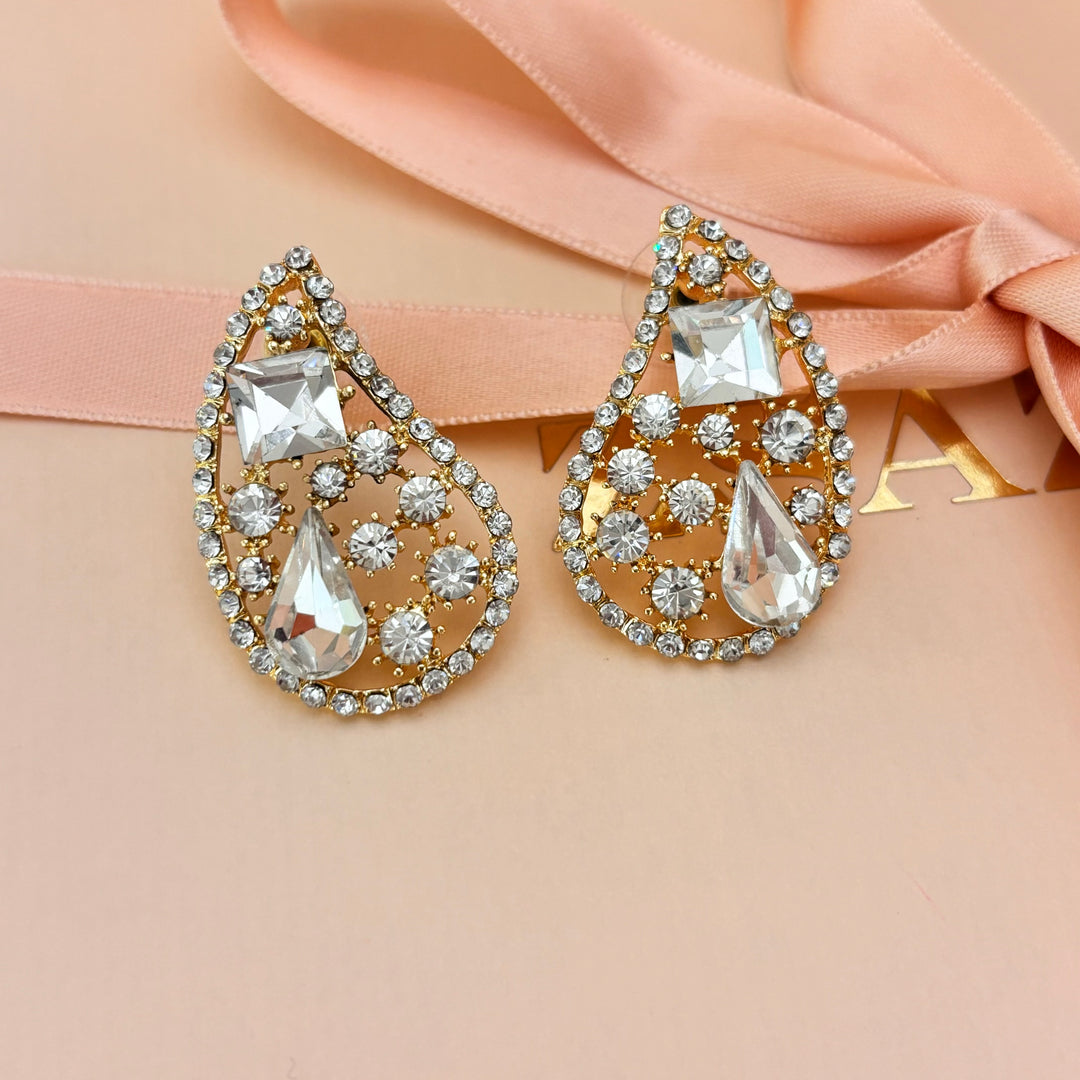 Rhinestone earrings