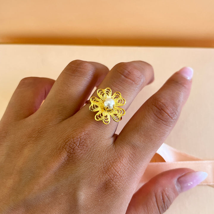 Aurora borealis Swarovski crystals and pearls handmade set