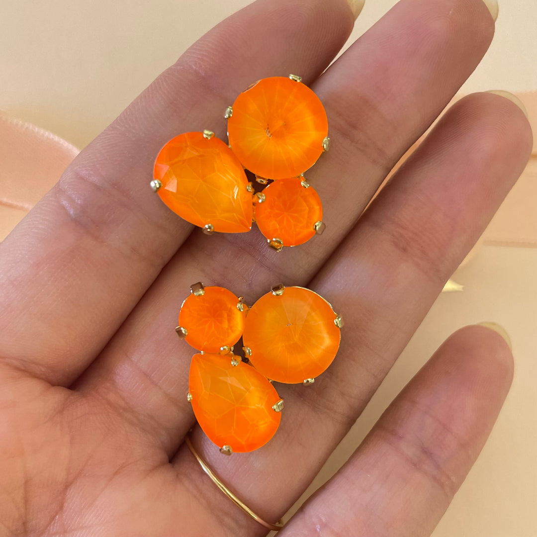 Neon orange summer set