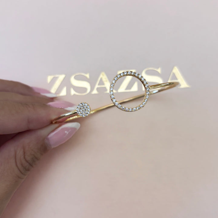 Dainty zircone bangle