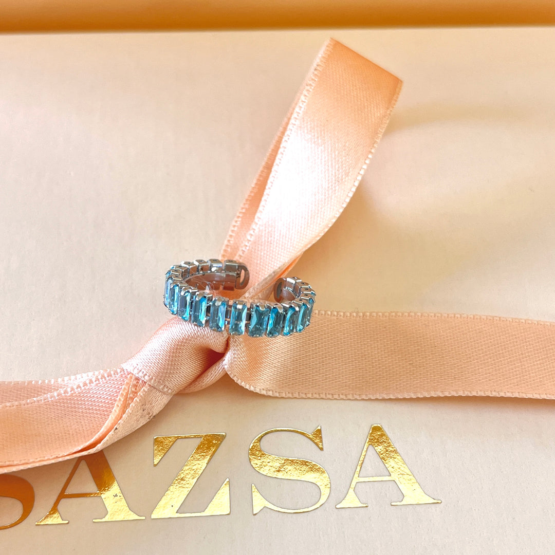 Turquoise zircone set