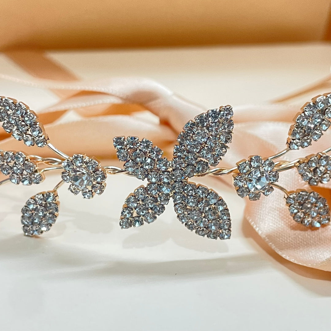 Rose gold Butterfly detail headpiece