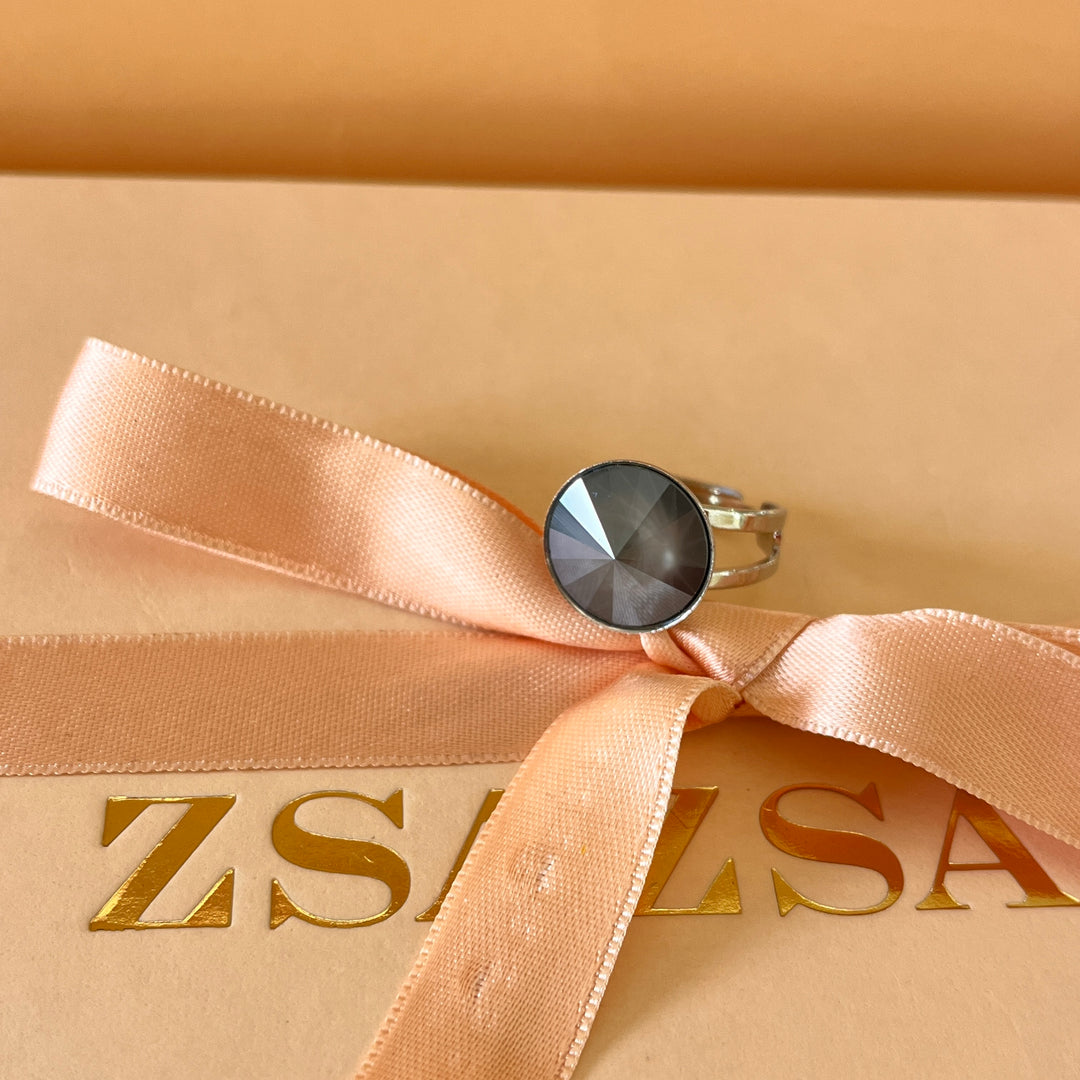 Grey Swarovski crystals set