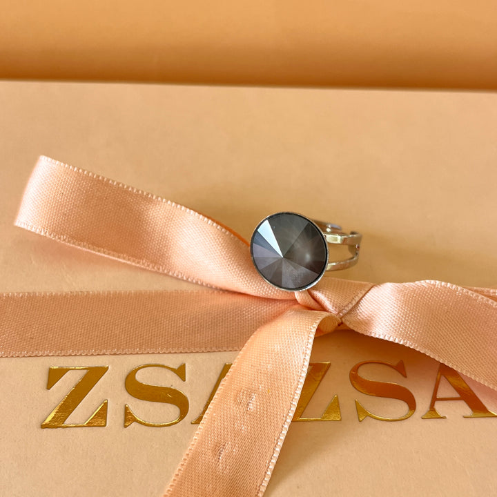 Grey Swarovski crystals set