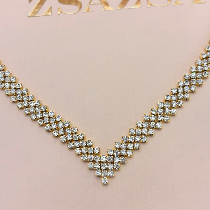Elegant rhinestone set
