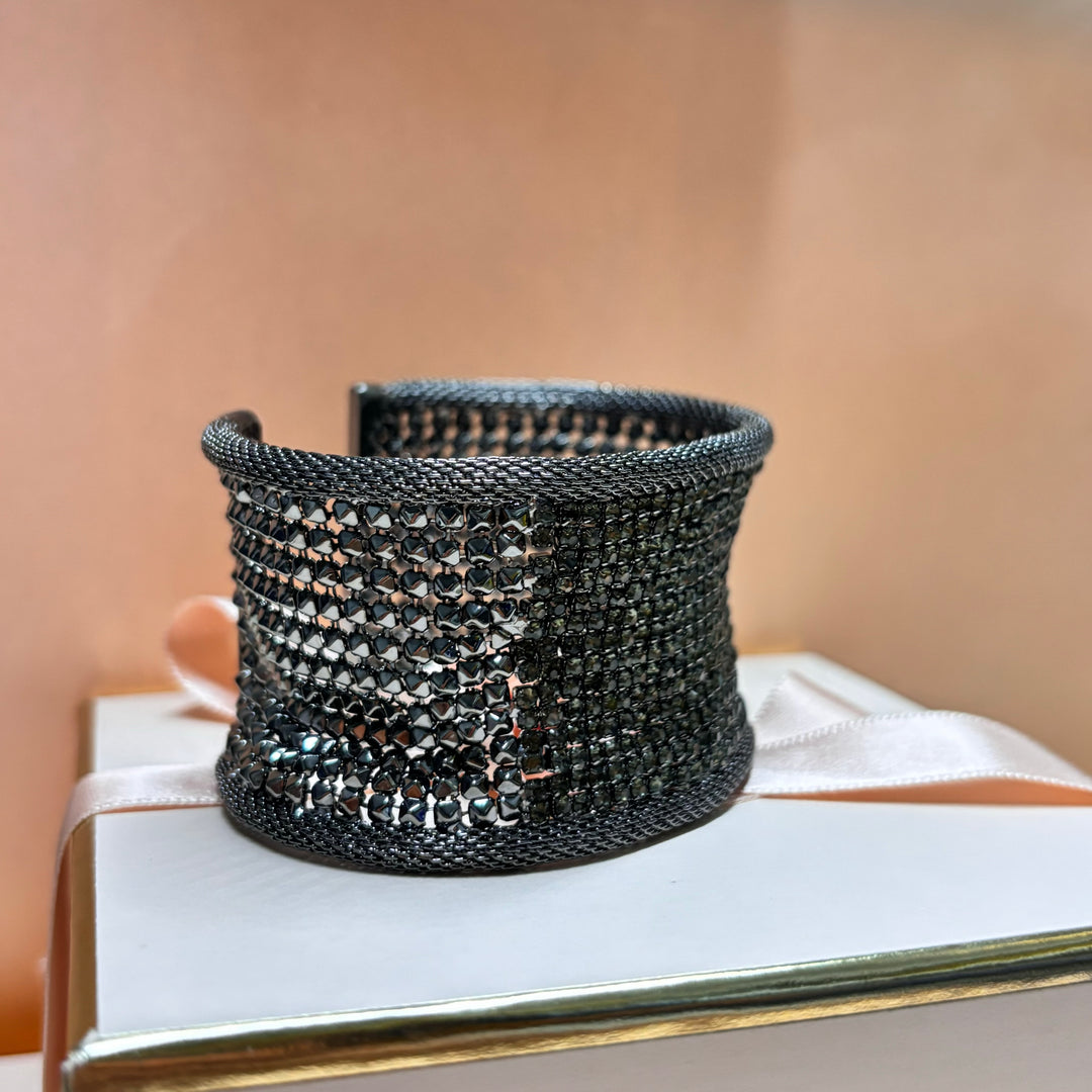 Statement grey bangle