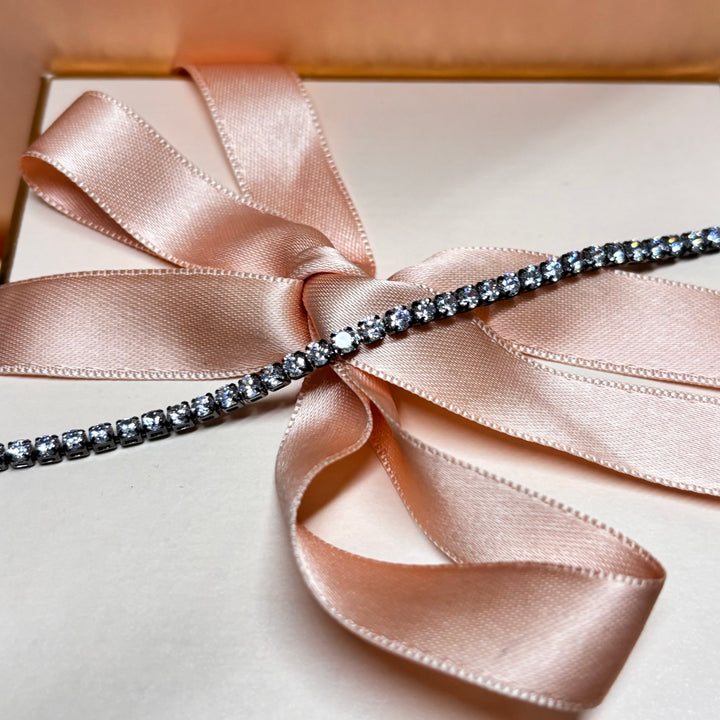 Tennis grey bracelet