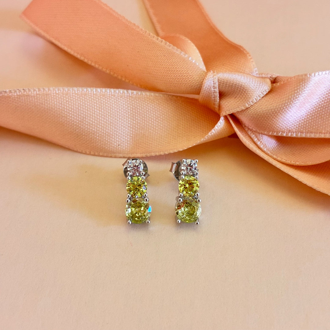 Light green silver trilogy set