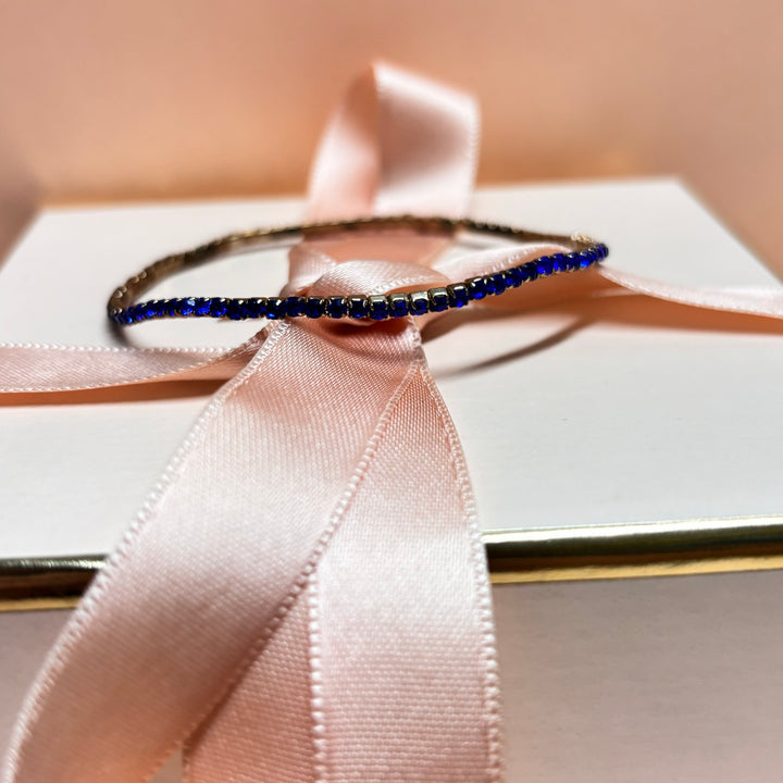 Dainty royal blue bracelet
