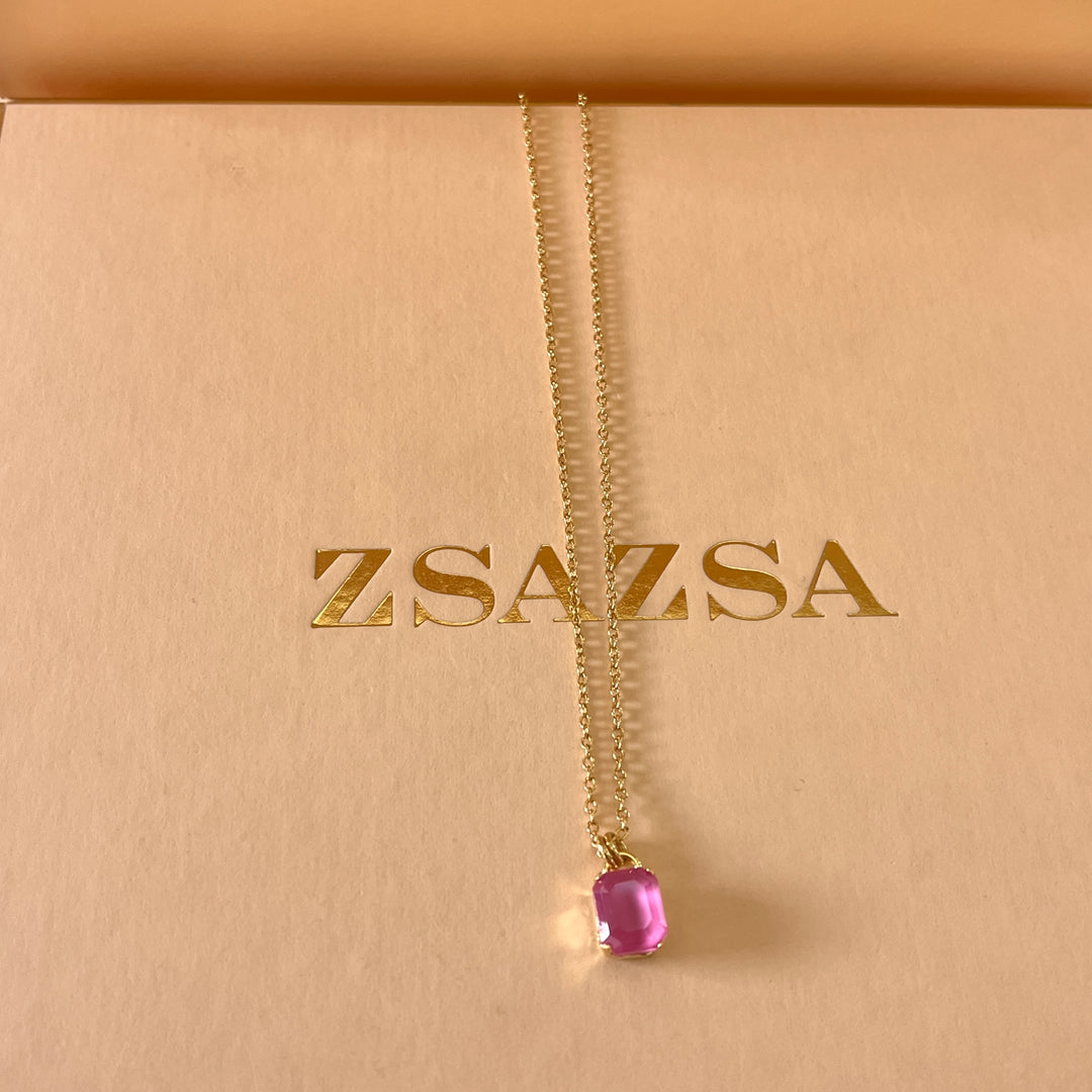 Pink Swarovski crystals set