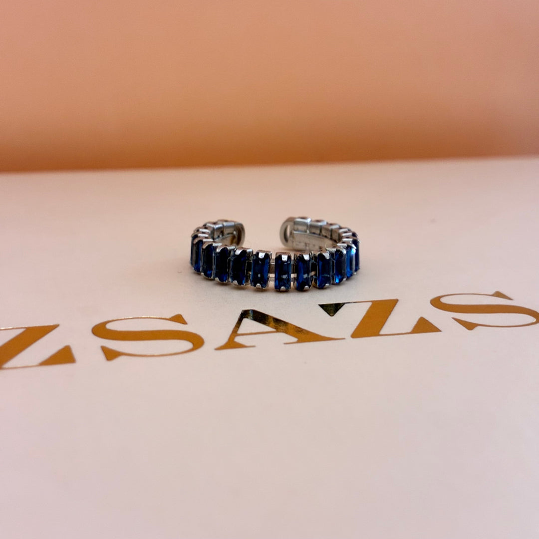 Baguette navy blue stainless steel set