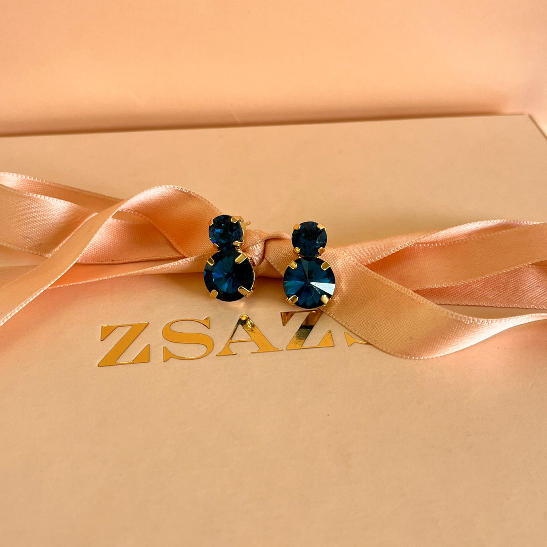 Verdemar preciosa crystals studs