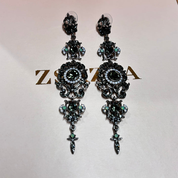 Vintage grey earrings