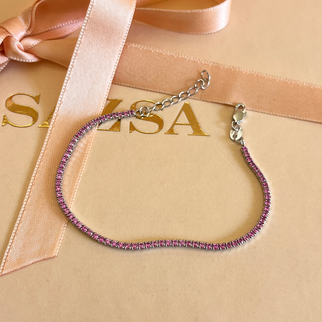 Pink zircone bracelet