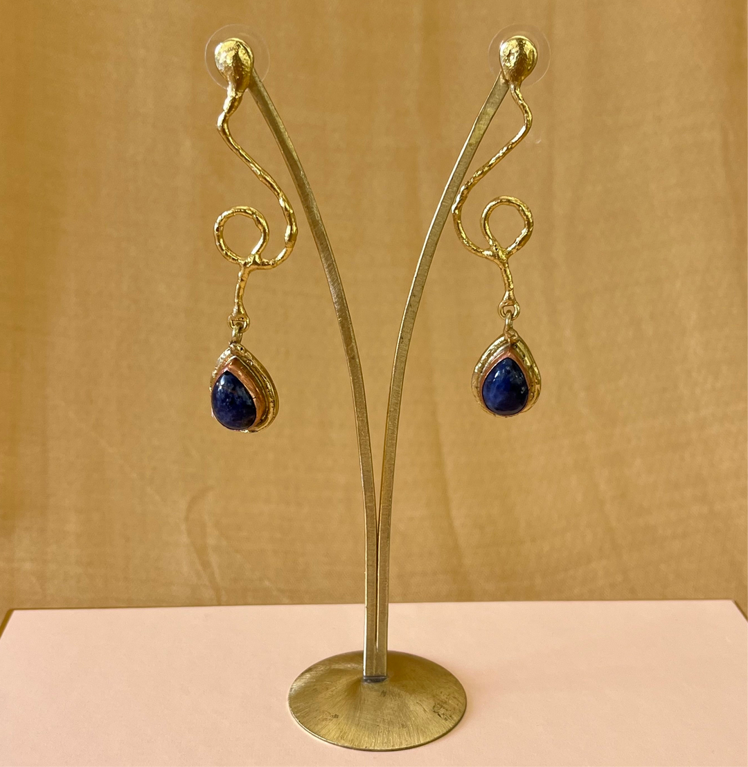 Lapis lazuli earrings