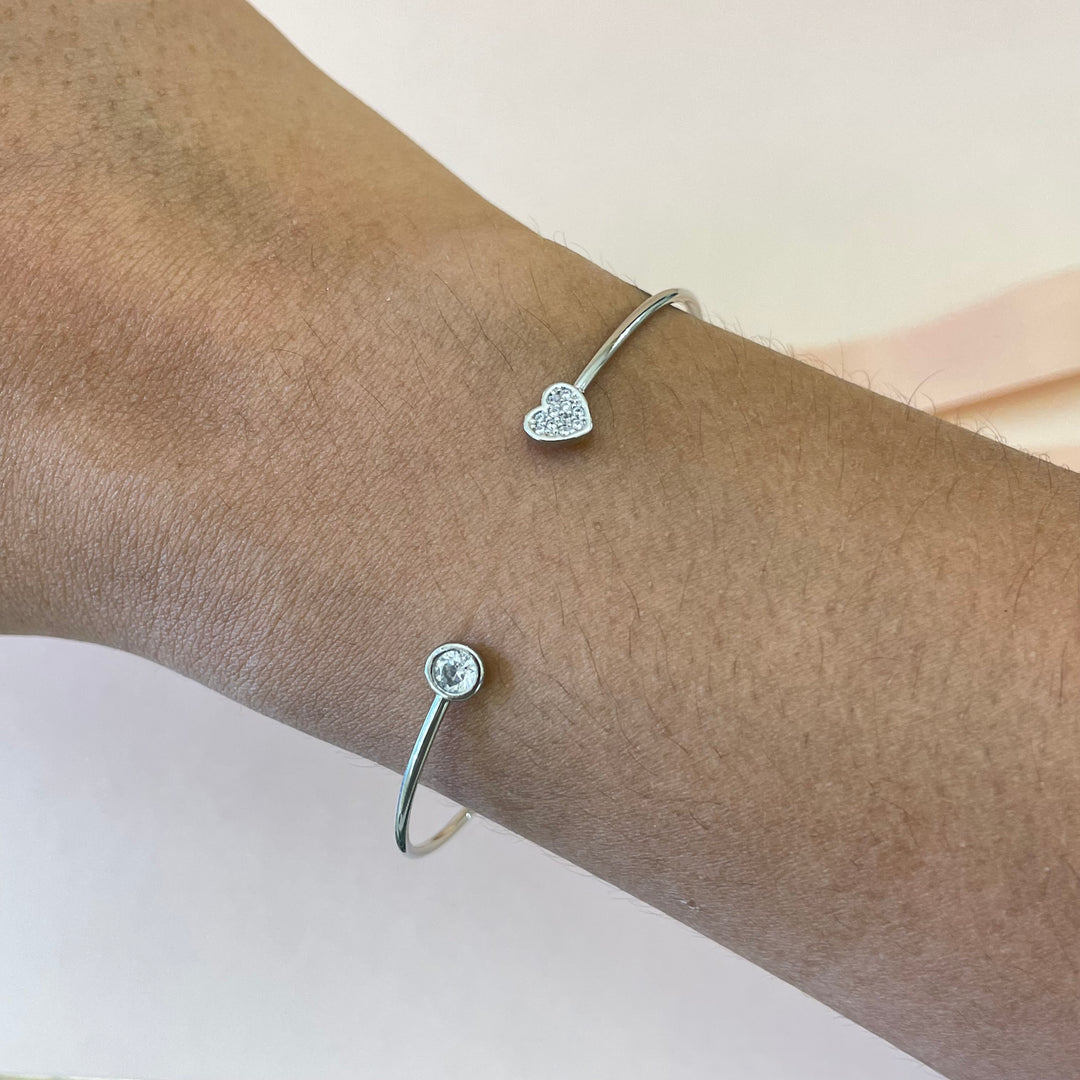 Heart bangle