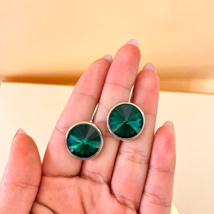 Dark green Swarovski Crystals set