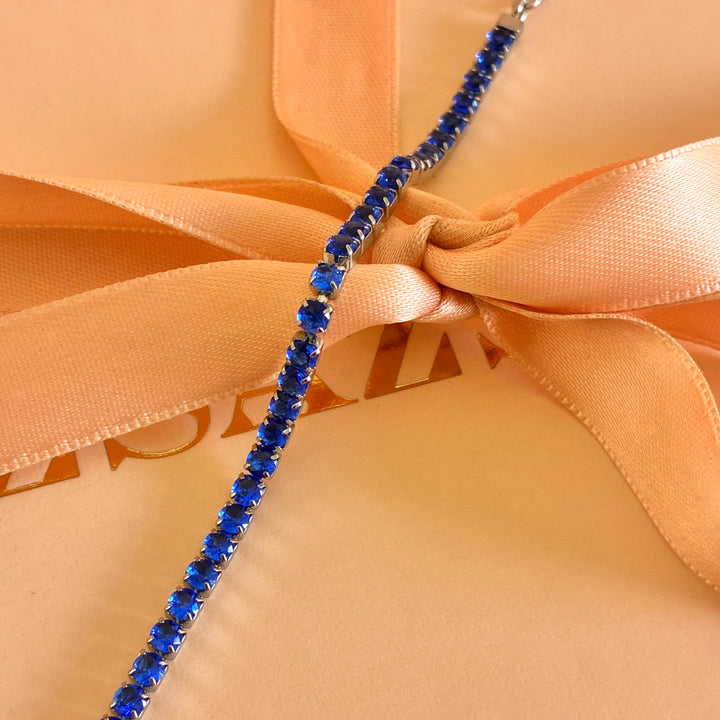 Royal blue stainless steel bracelet