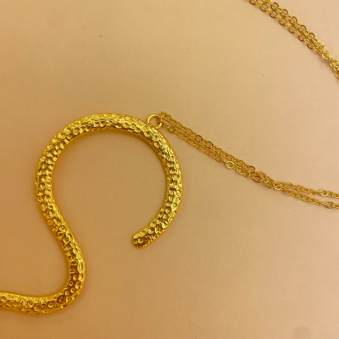 Snake gold handmade  set