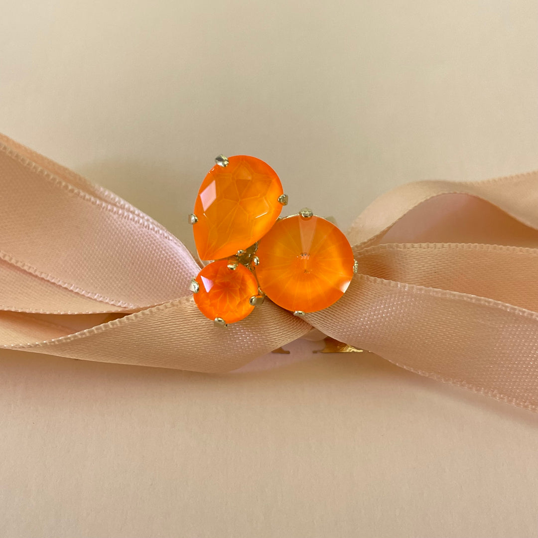 Neon orange summer set