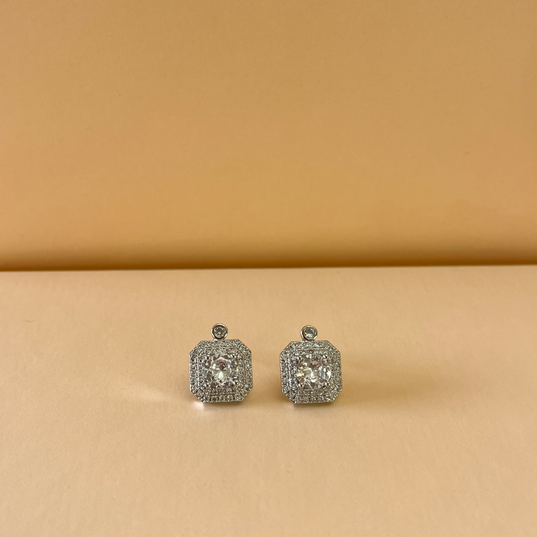 Silver zircone set
