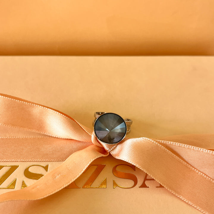 Grey Swarovski crystals set