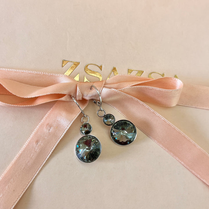 Grey Swarovski crystals set