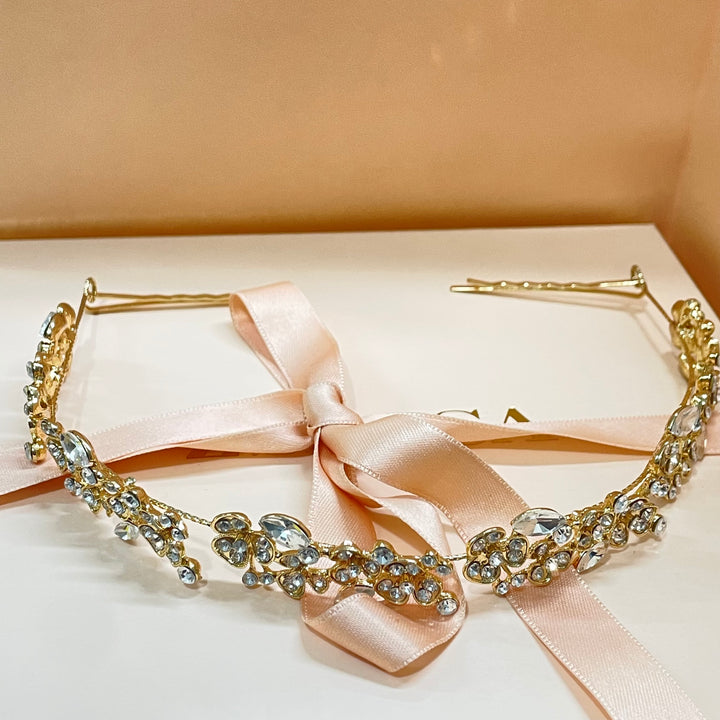 Versatile flowers and marquise headpiece