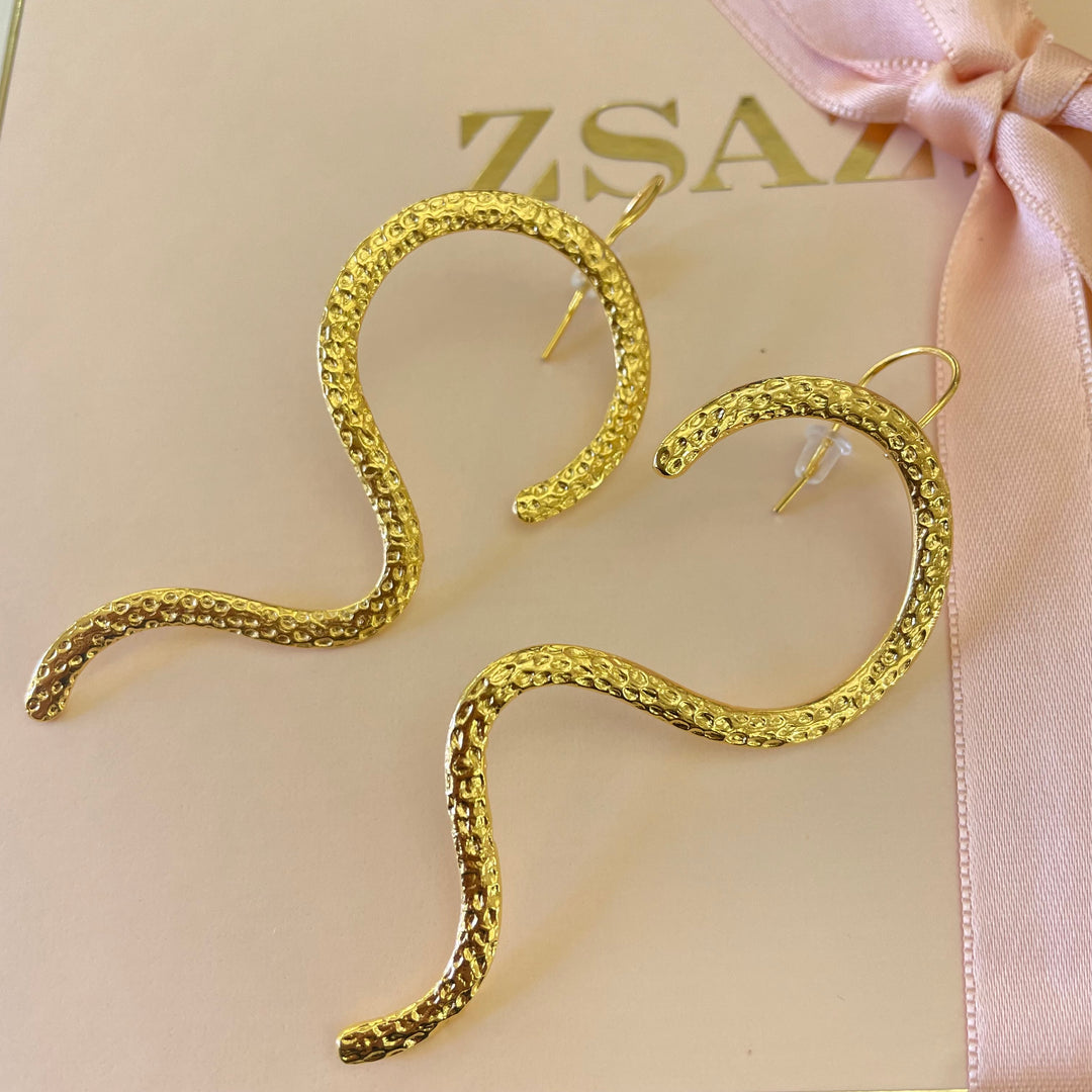 Snake gold handmade  set
